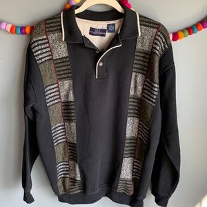 VTG 90s polo sweatshirt